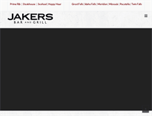Tablet Screenshot of jakers.com